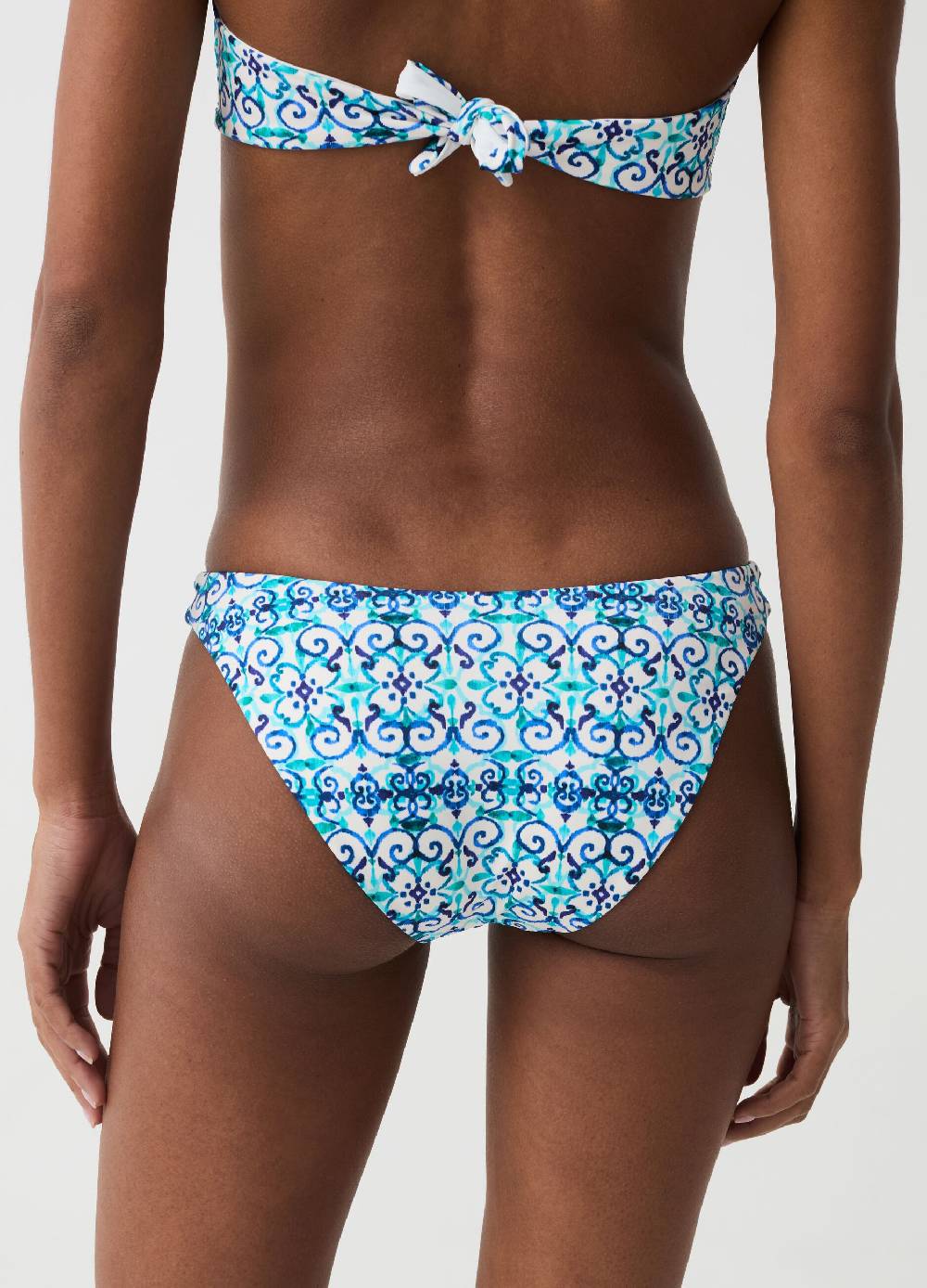 Ovs Slip Bikini Con Stampa Maiolica