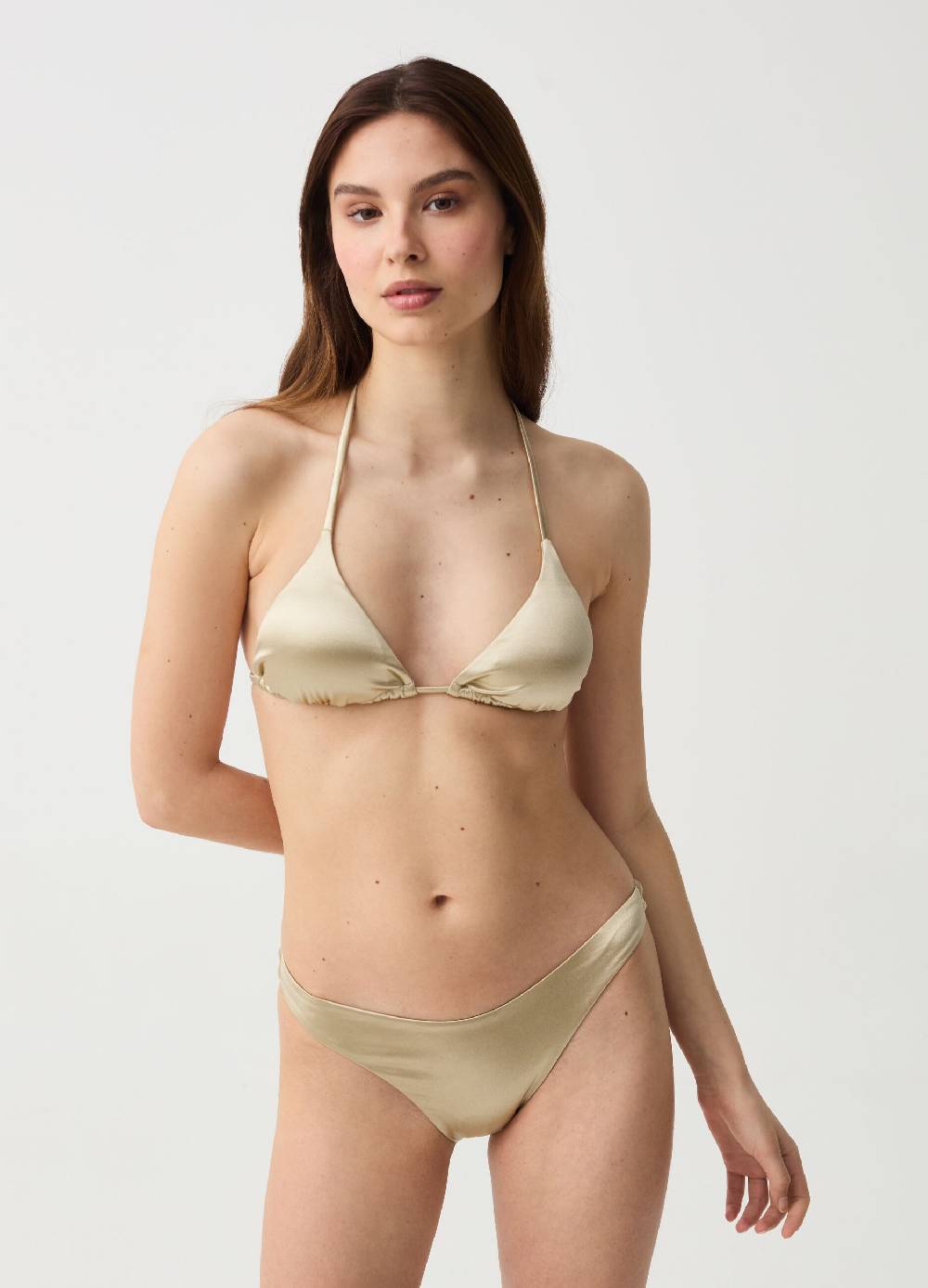 Ovs Slip bikini effetto metallizzato