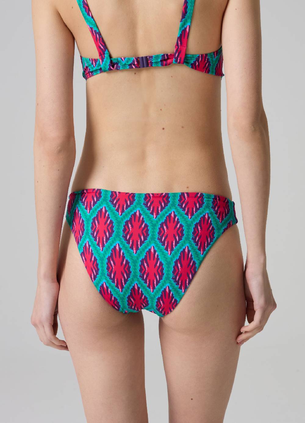 Ovs Slip Bikini Stampa Ikat Con Fibbia