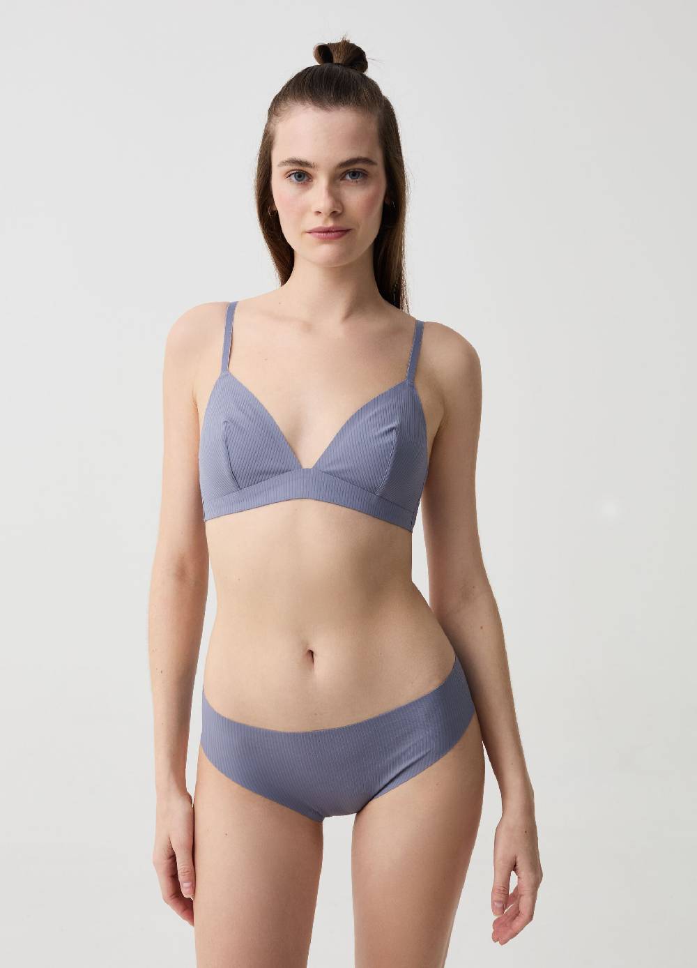 Ovs Slip in microfibra a costine seamless The Nude