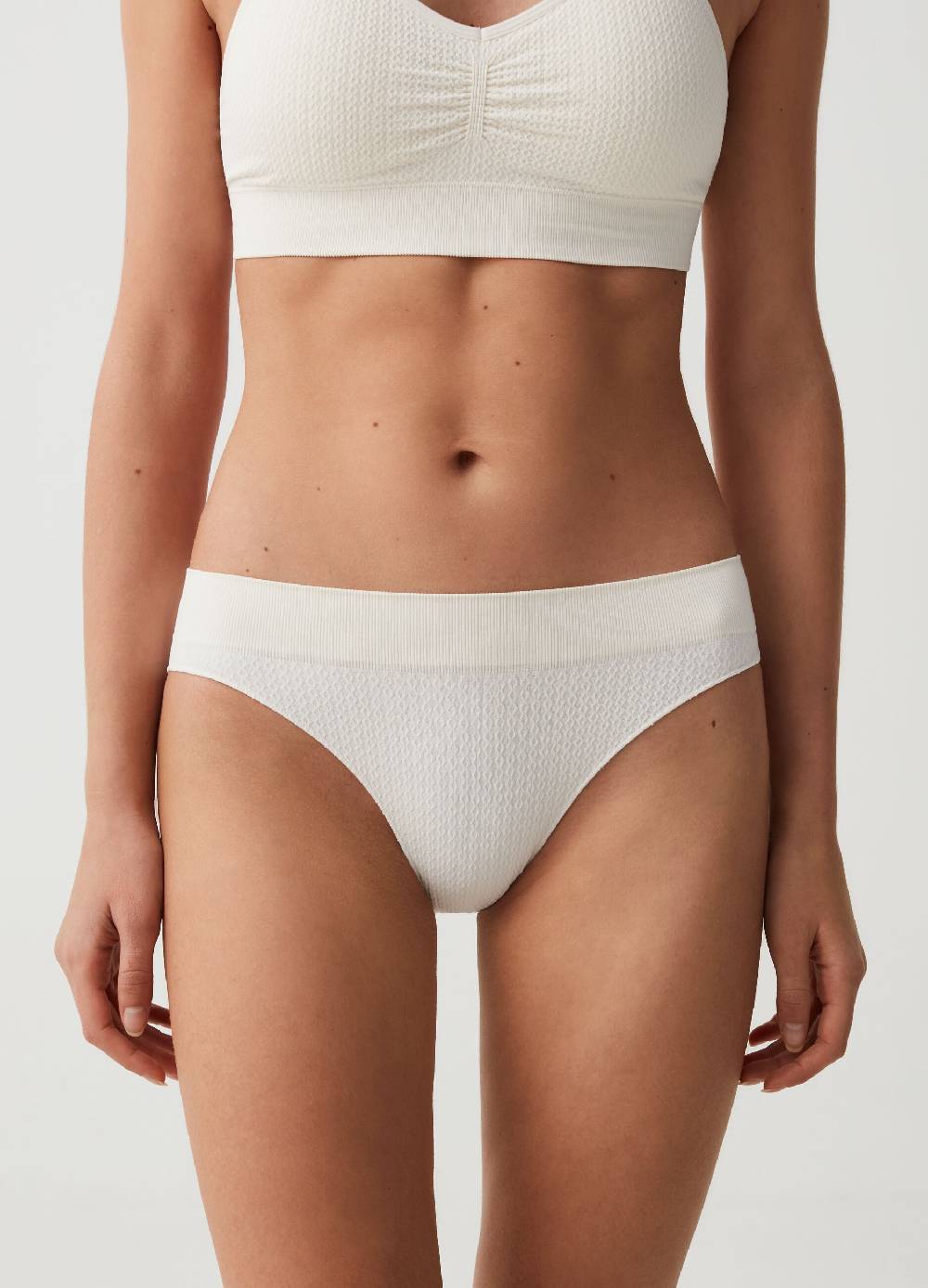 Ovs Slip In Microfibra Con Trama Intrecciata