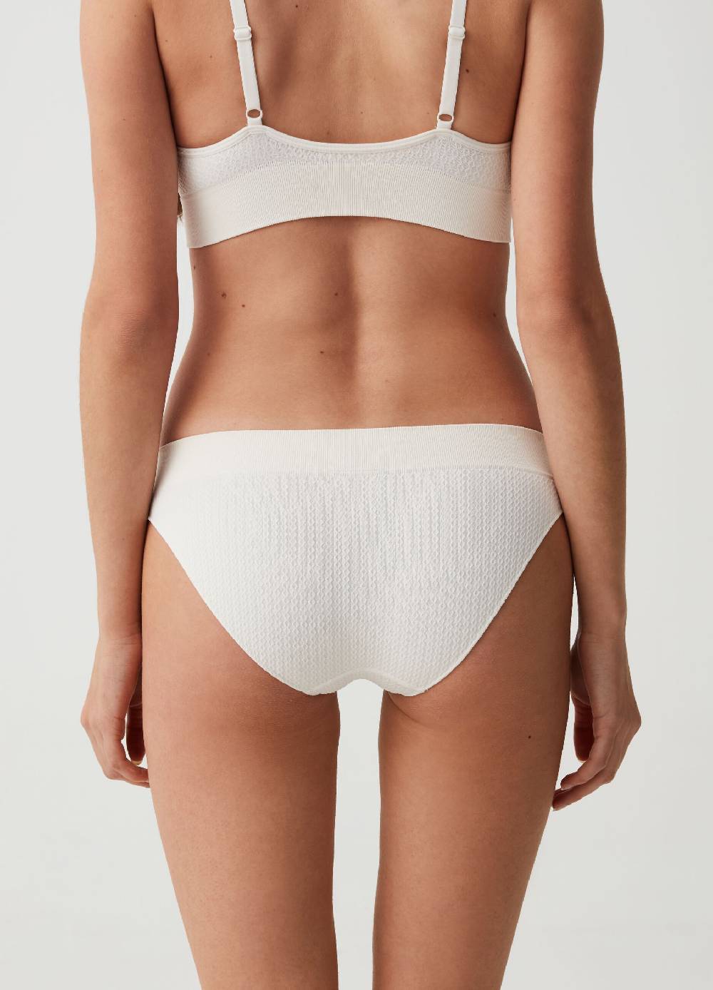 Ovs Slip In Microfibra Con Trama Intrecciata