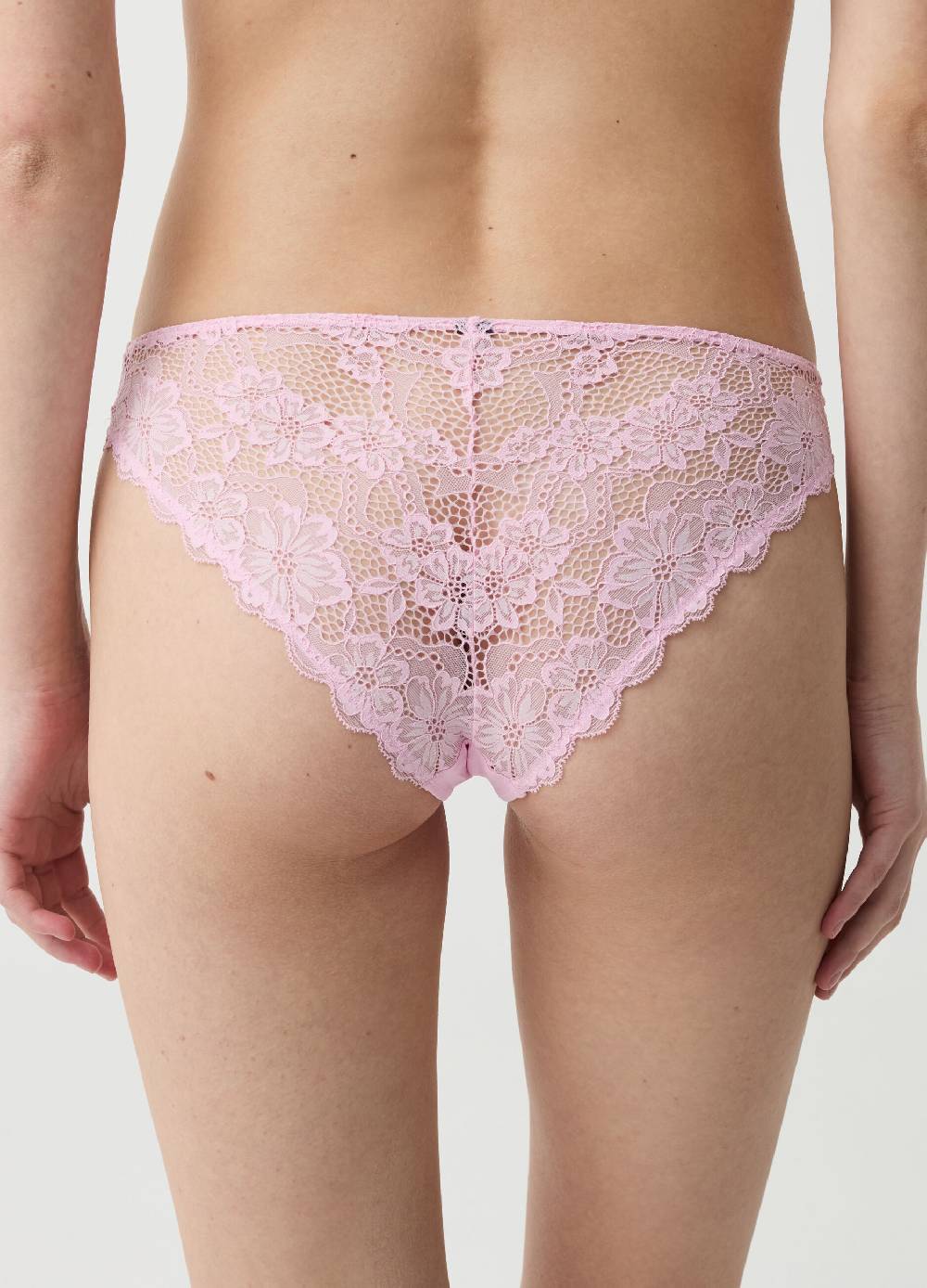 Ovs Slip In Pizzo Con Fronte In Microfibra