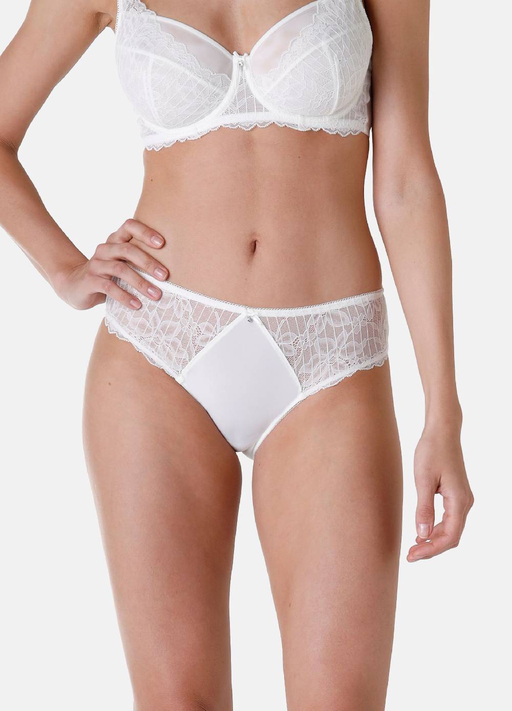 Ovs Slip Midi Striped Lace