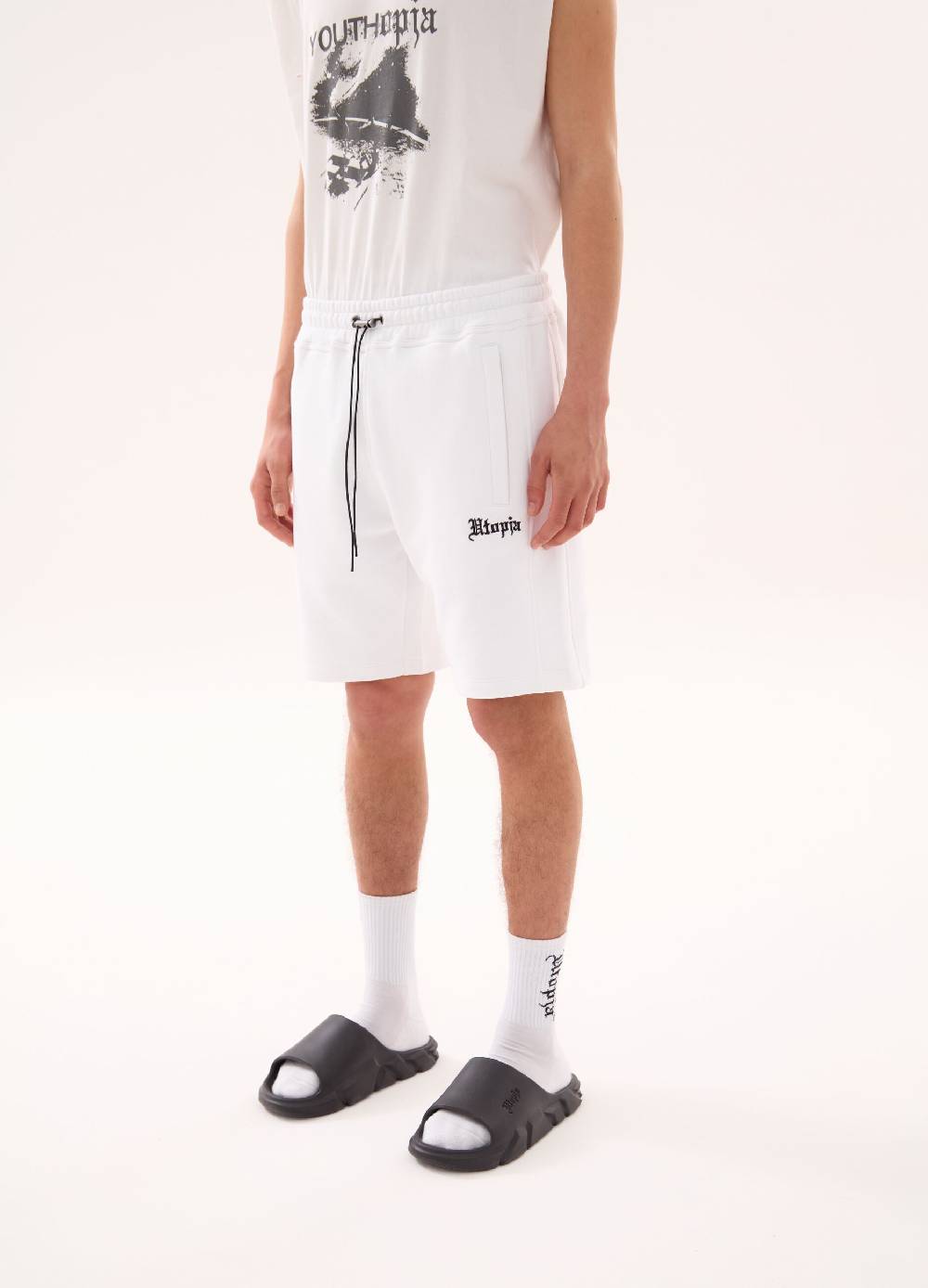 Ovs Sweat Shorts White