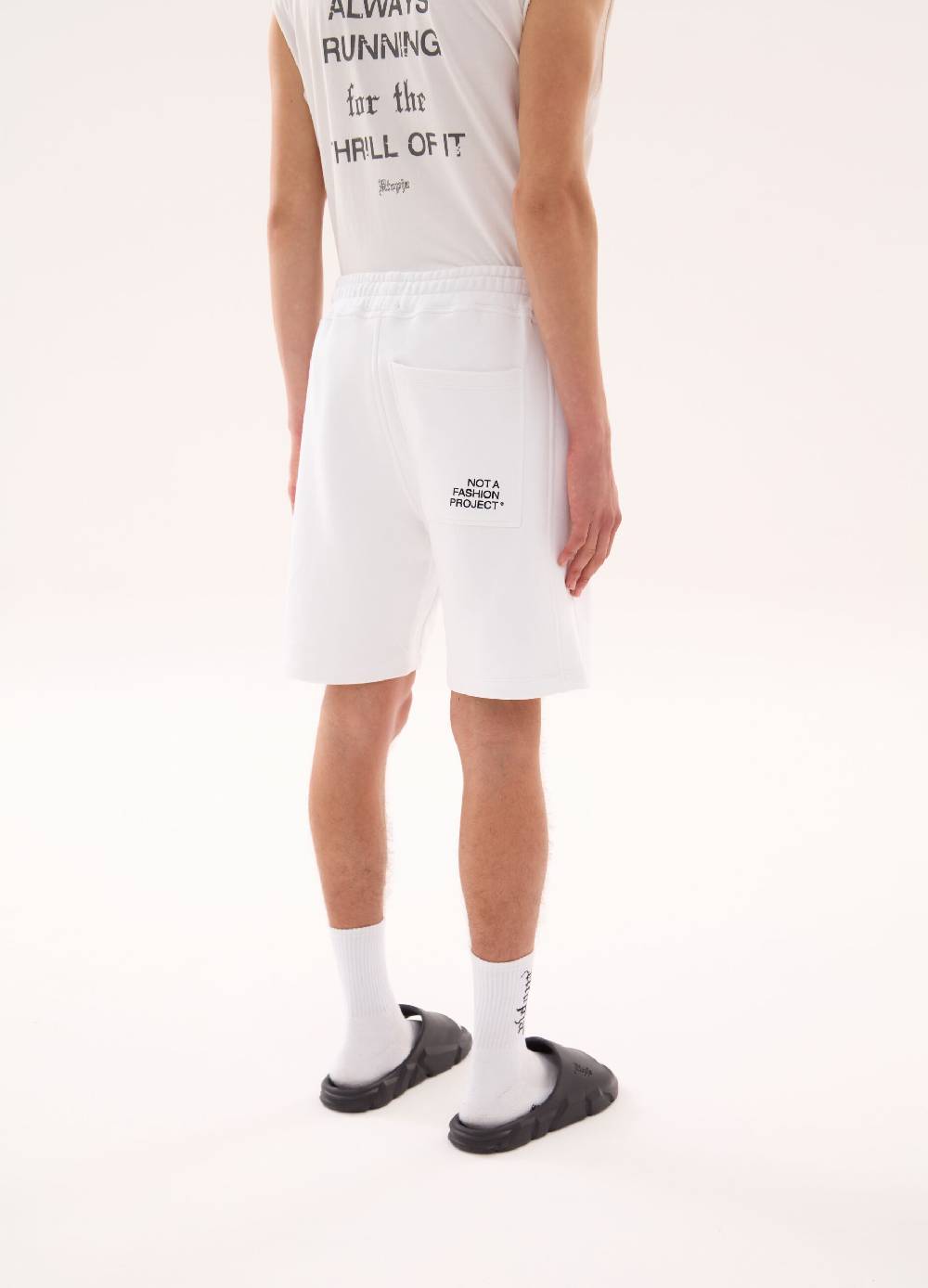 Ovs Sweat Shorts White