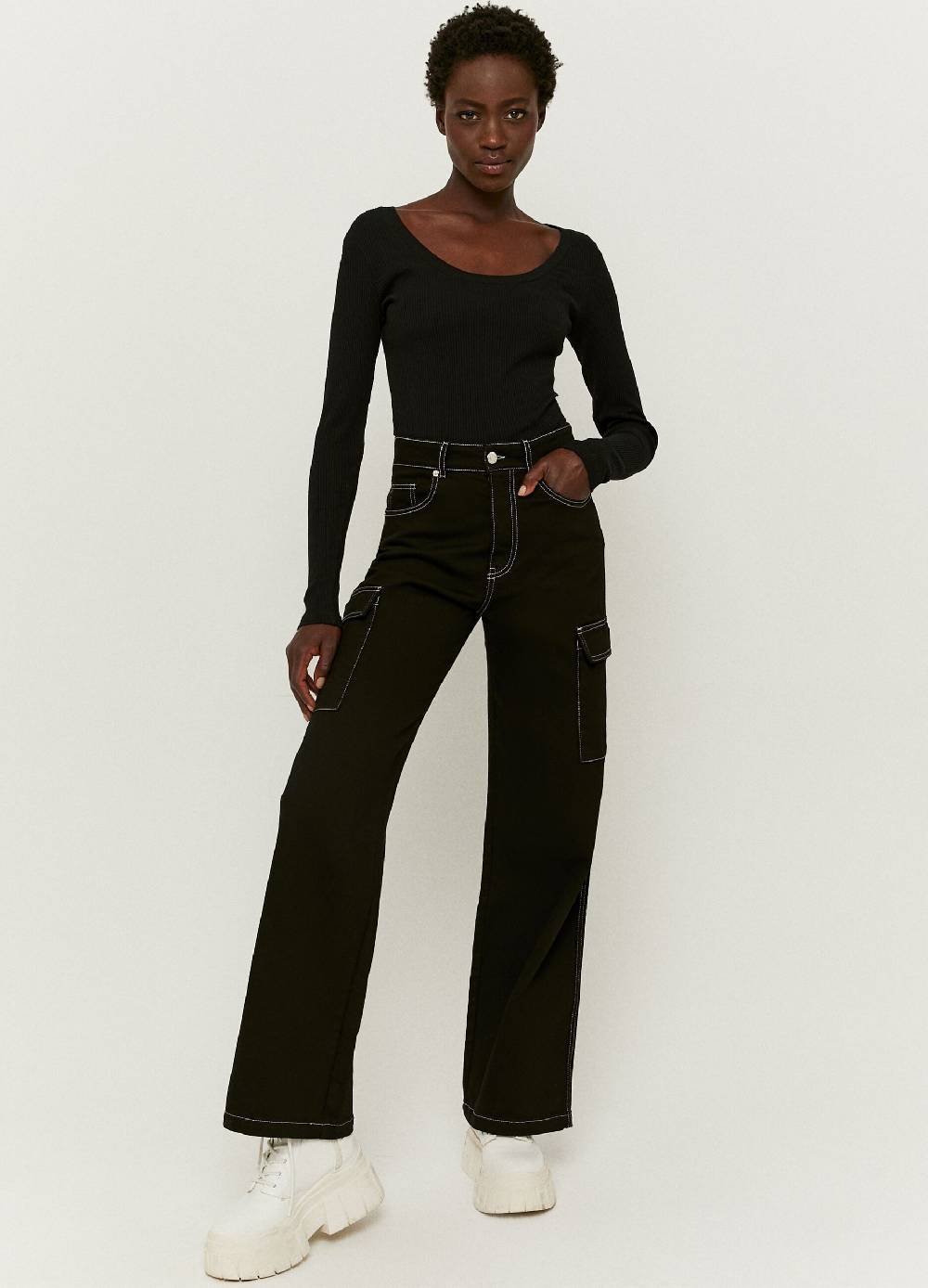 Ovs T-shirt A Costine Con Maniche Lunghe