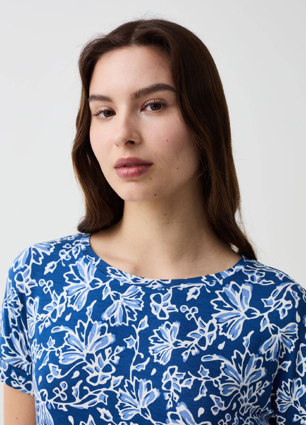 Ovs T-shirt A Fiori Con Maniche A Kimono