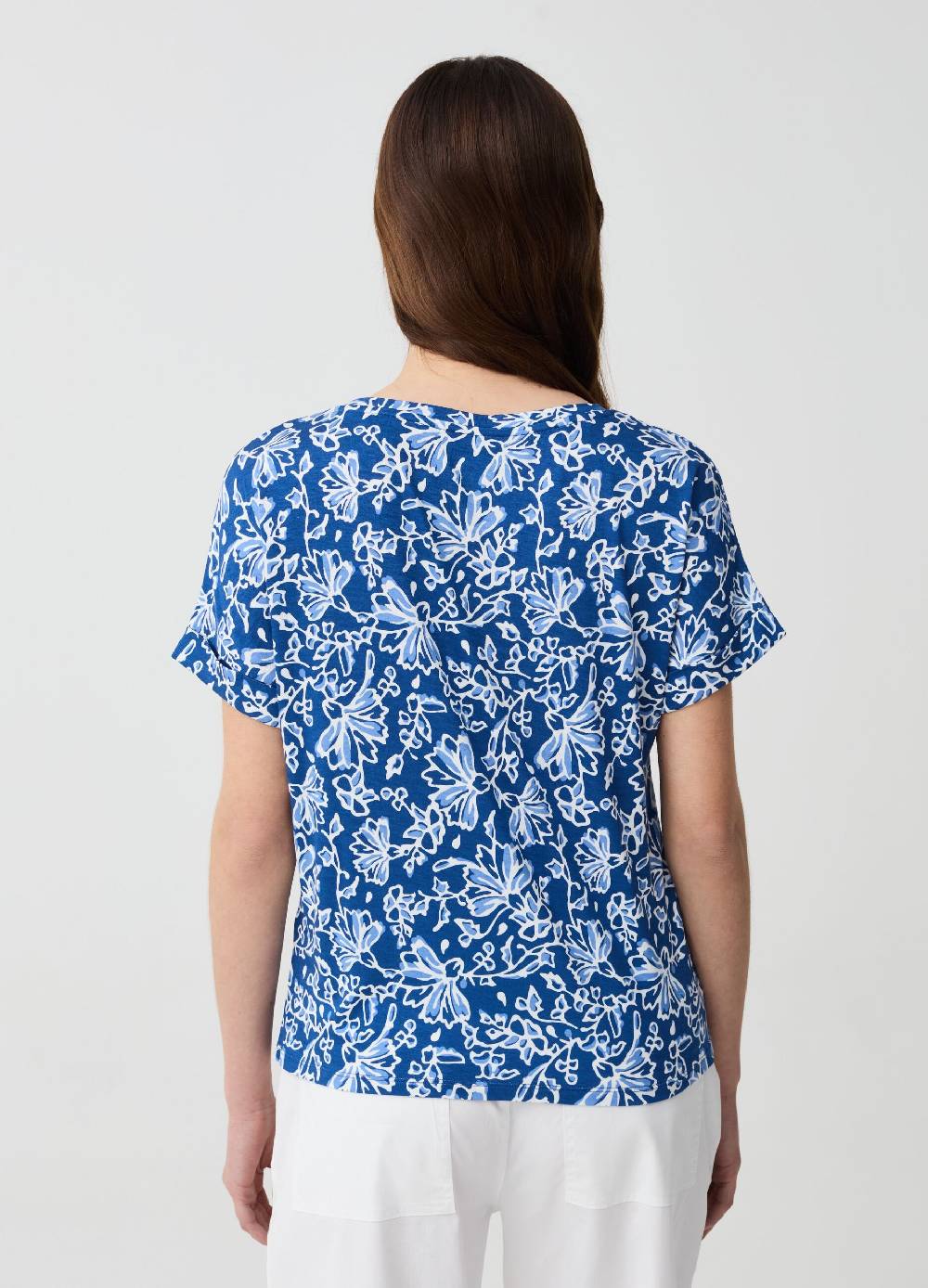 Ovs T-shirt A Fiori Con Maniche A Kimono