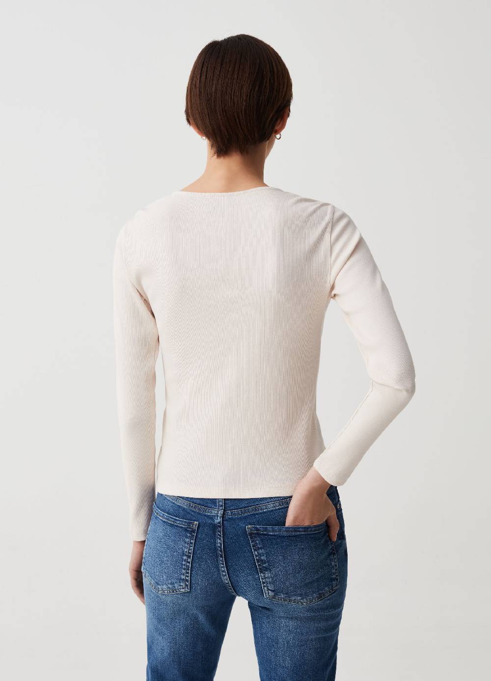 Ovs T-shirt A Maniche Lunghe Con Nodo