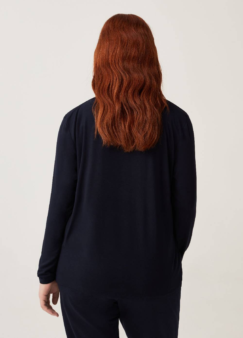 Ovs T-shirt A Maniche Lunghe In Viscosa Curvy MYA