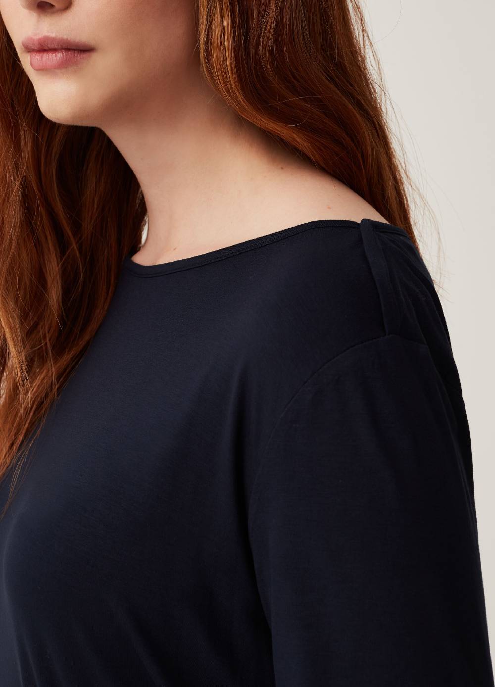 Ovs T-shirt A Maniche Lunghe In Viscosa Curvy MYA