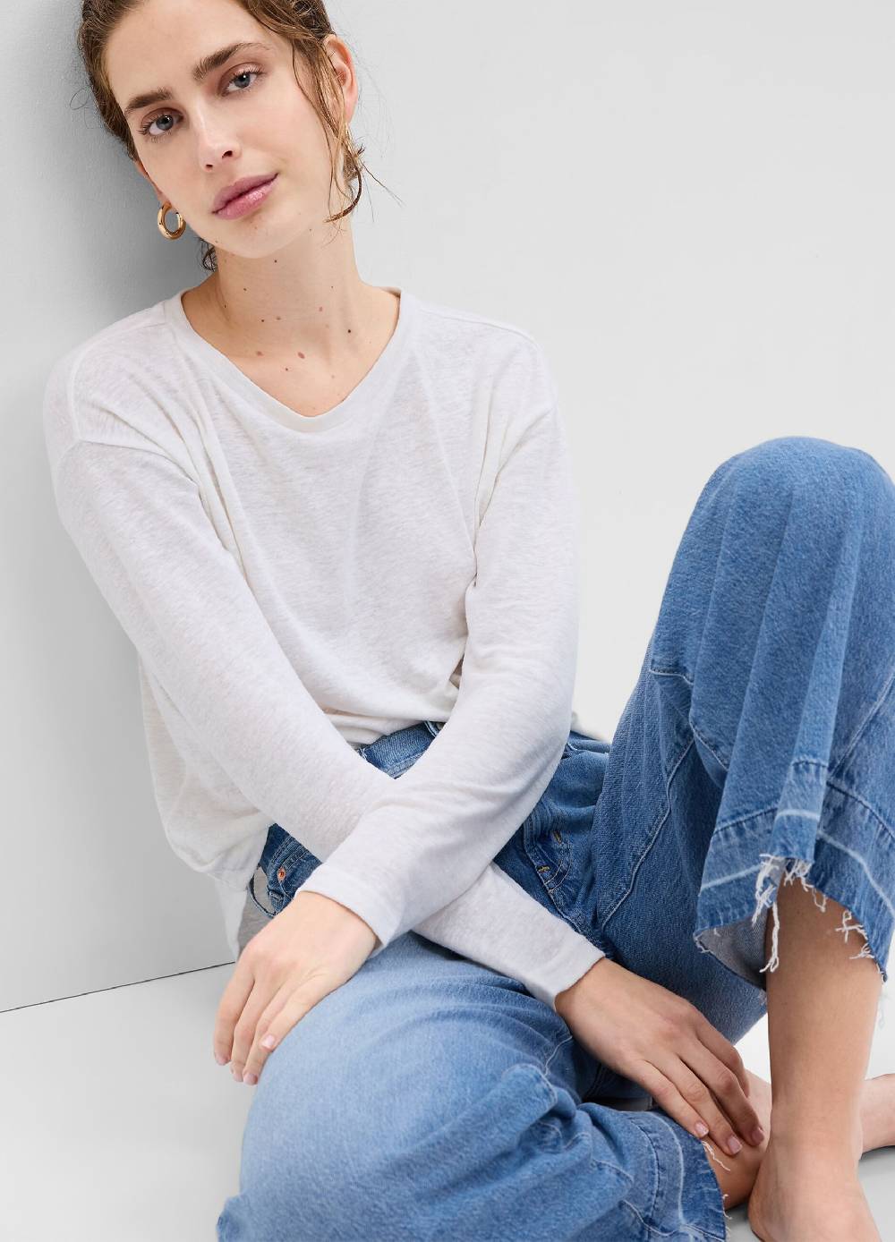 Ovs T-shirt a maniche lunghe scollo a barchetta