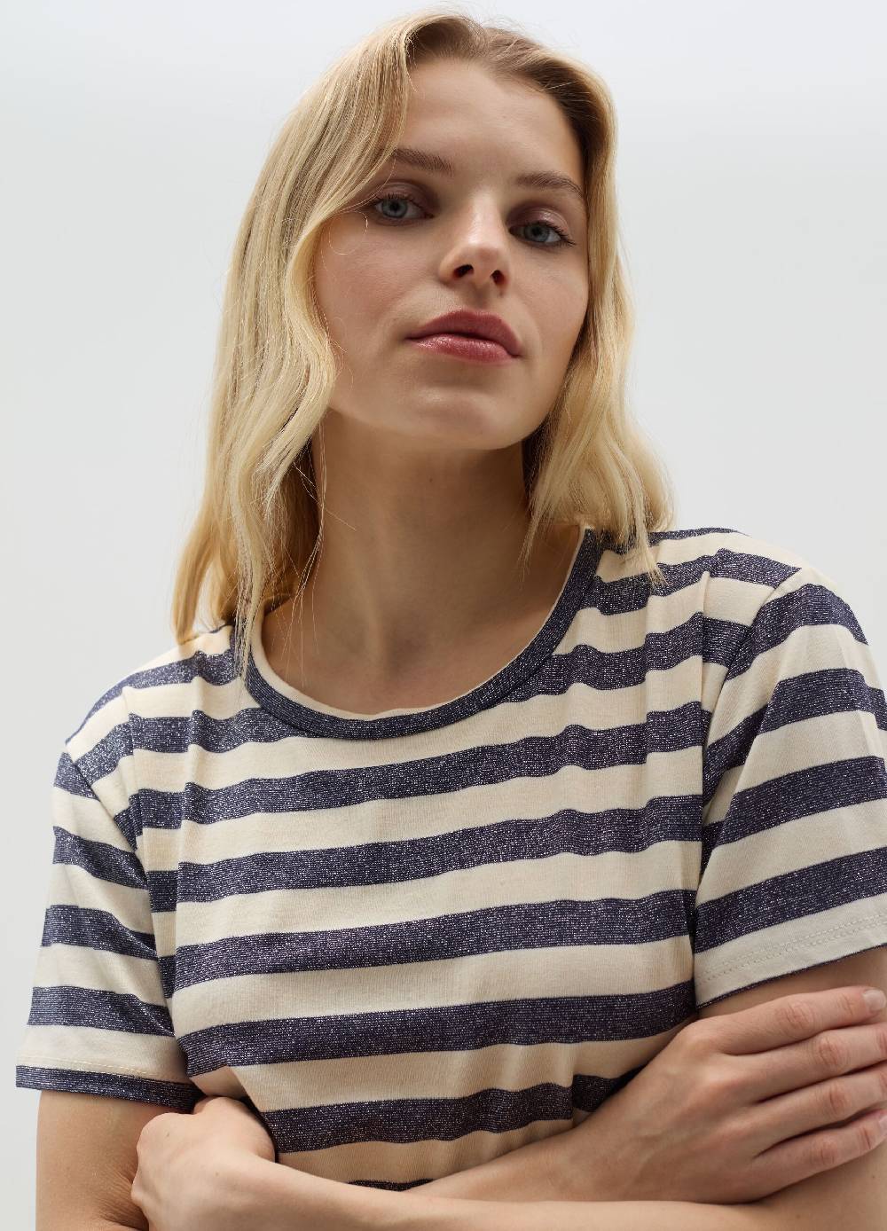 Ovs T-shirt A Righe Con Lurex