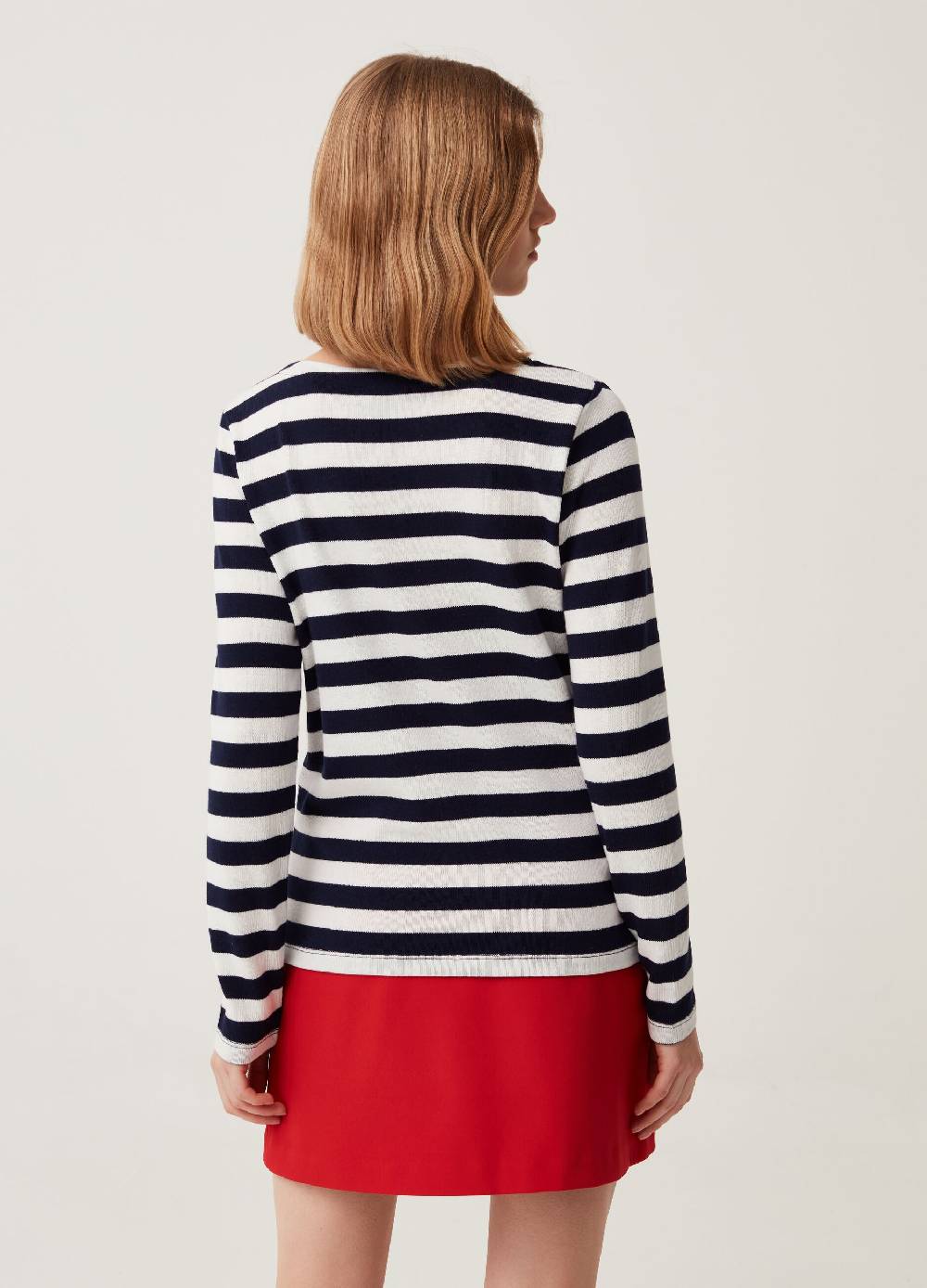 Ovs T-shirt A Righe Con Maniche Lunghe