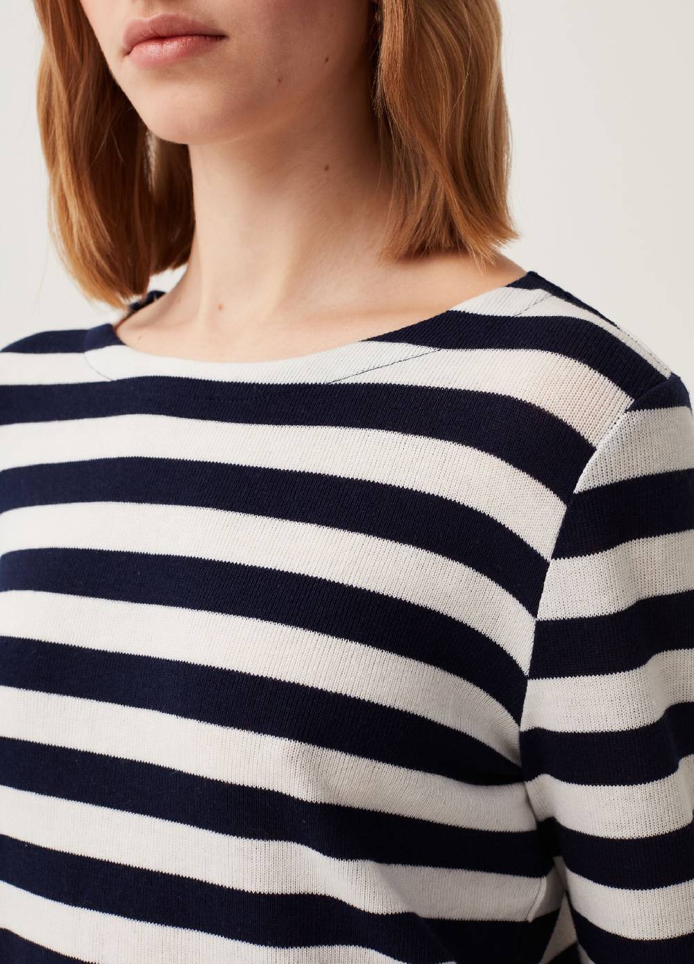 Ovs T-shirt A Righe Con Maniche Lunghe