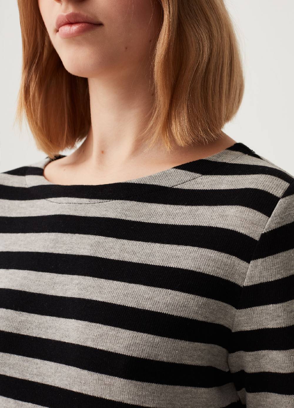 Ovs T-shirt A Righe Con Maniche Lunghe