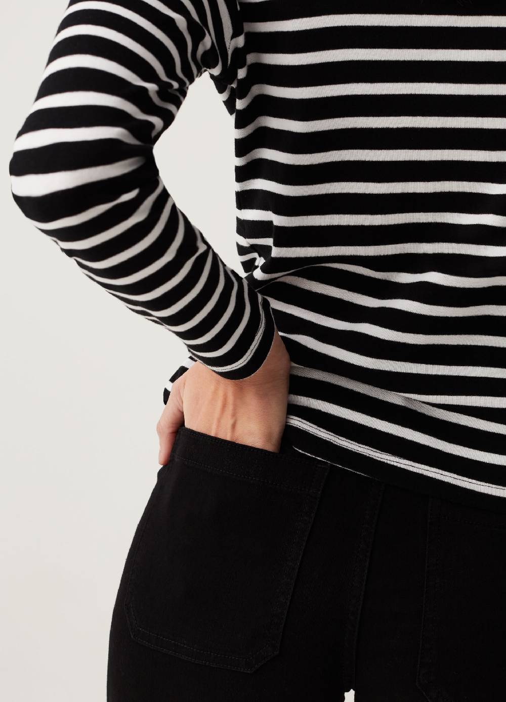 Ovs T-shirt A Righe Con Maniche Lunghe