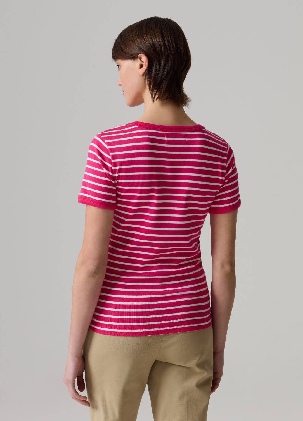 Ovs T-shirt A Righe In Cotone Stretch