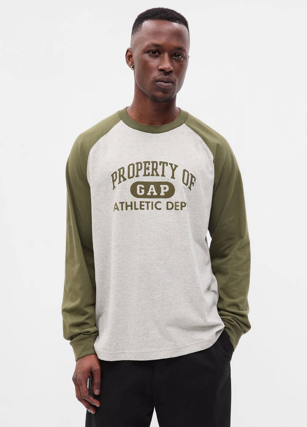 Ovs T-shirt bicolore con stampa logo Athletics
