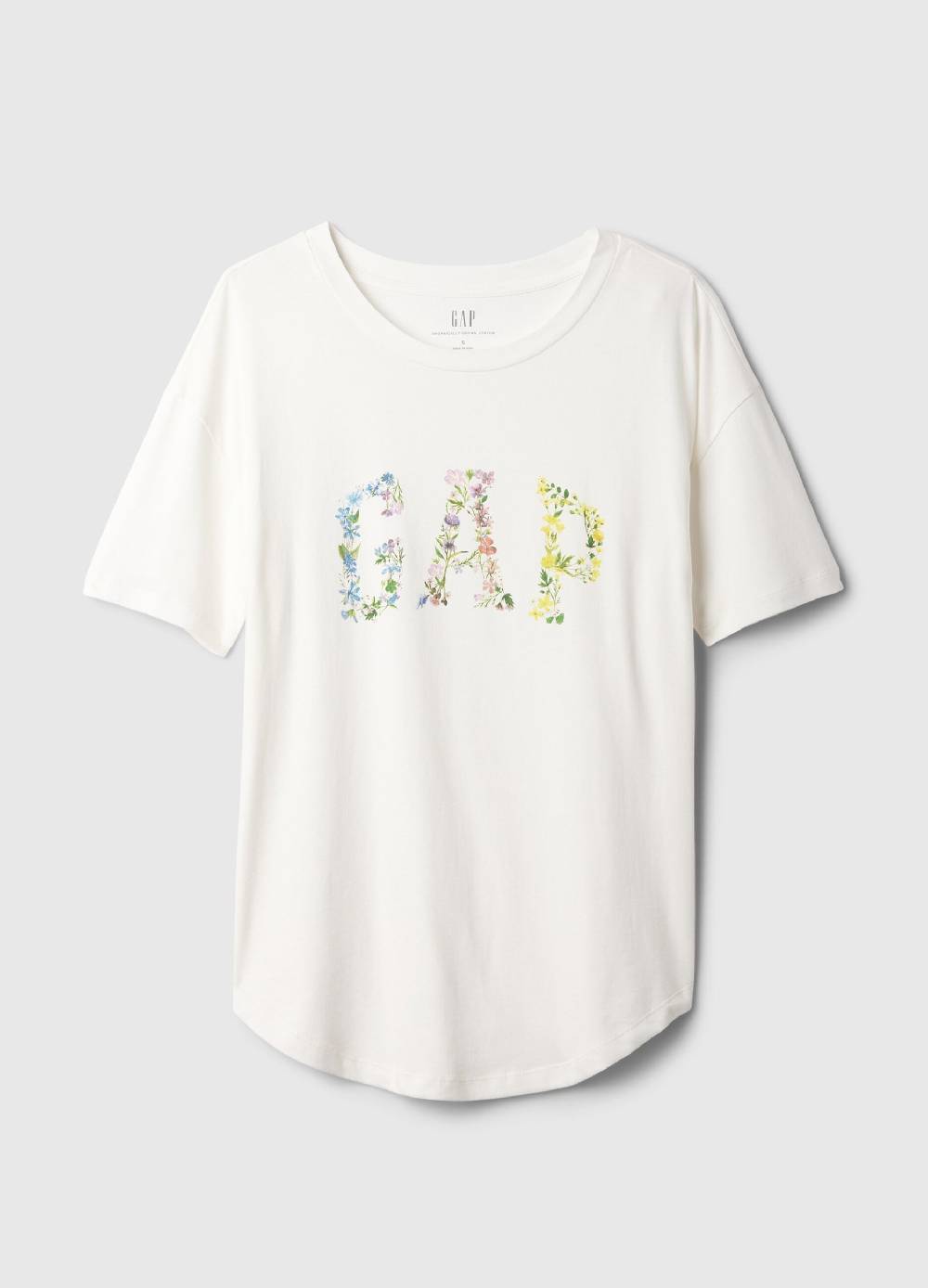 Ovs T-shirt Boyfriend Fit Stampa Logo Floreale