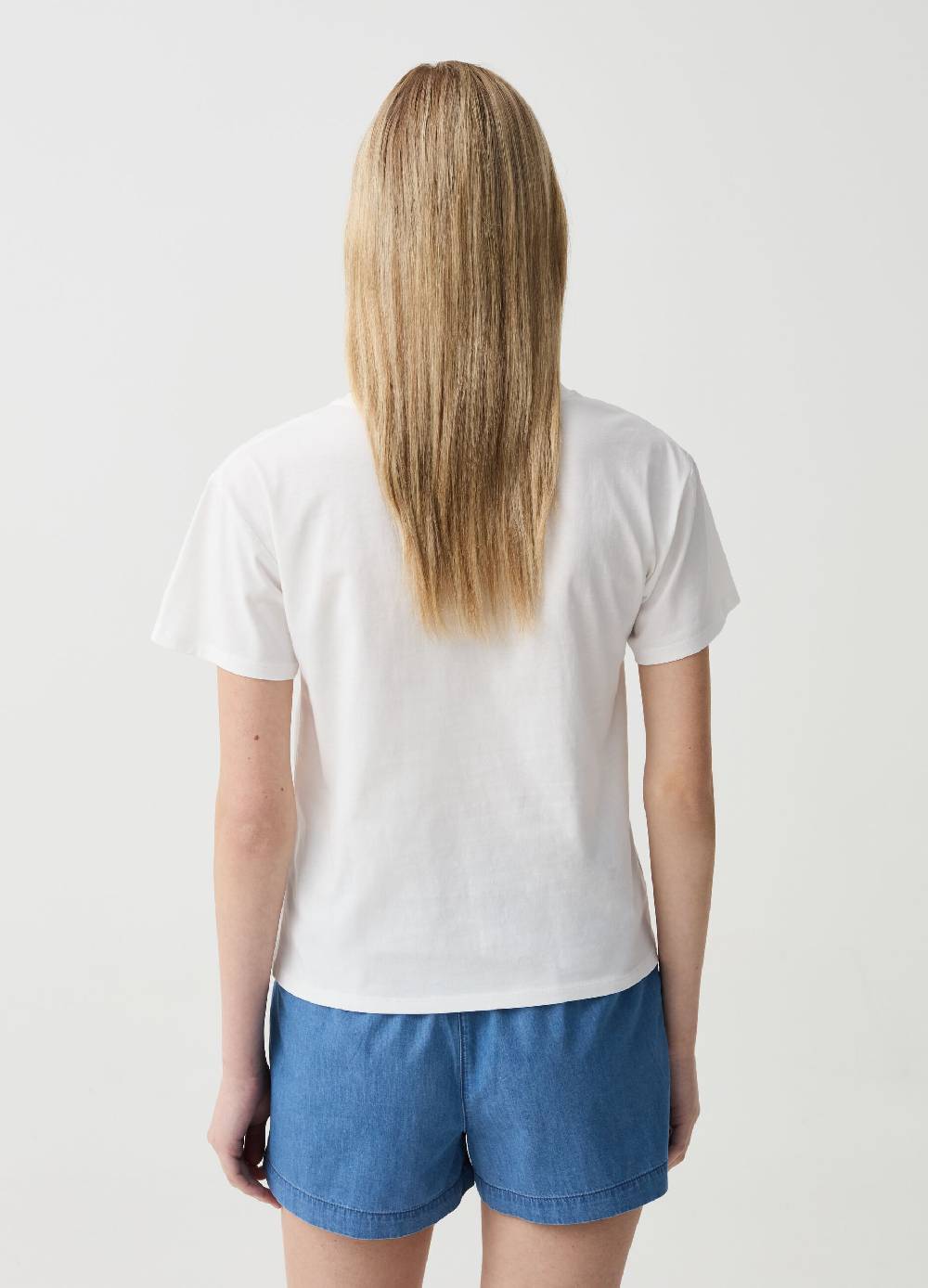 Ovs T-shirt Con Applicazioni Farfalle Crochet