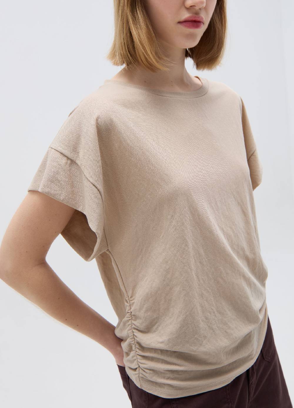 Ovs T-shirt con arricciatura laterale