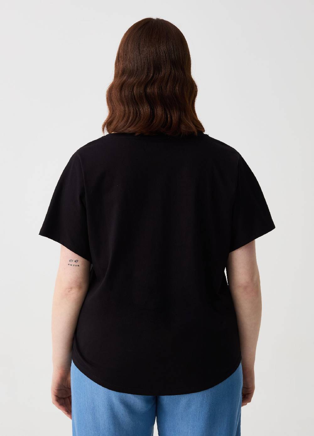 Ovs T-shirt Con Dettagli Ricamati Curvy