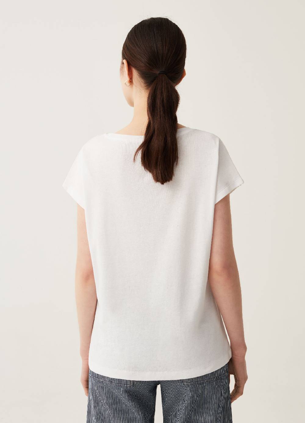 Ovs T-shirt Con Inserto Traforato