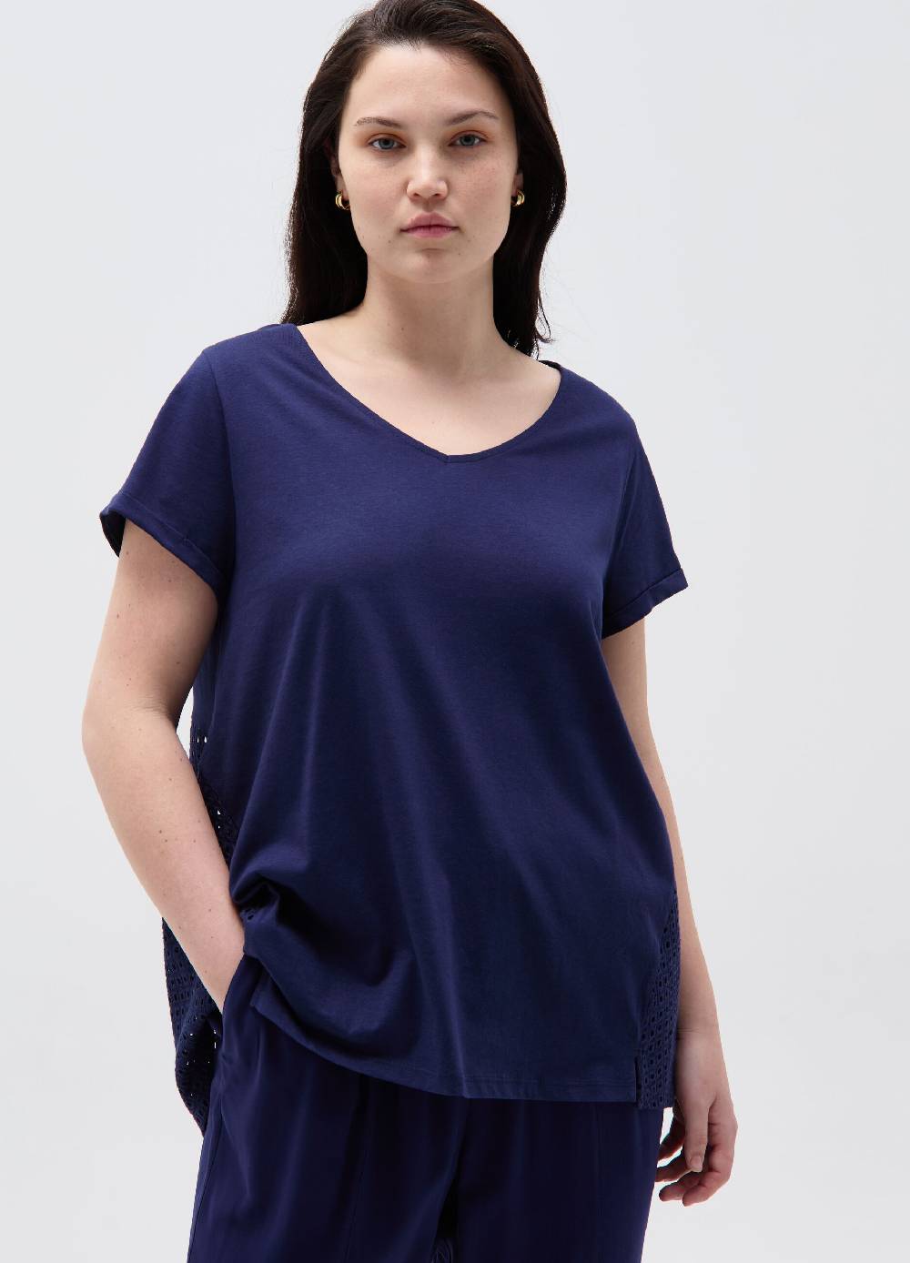 Ovs T-shirt Con Inserto Traforato Curvy