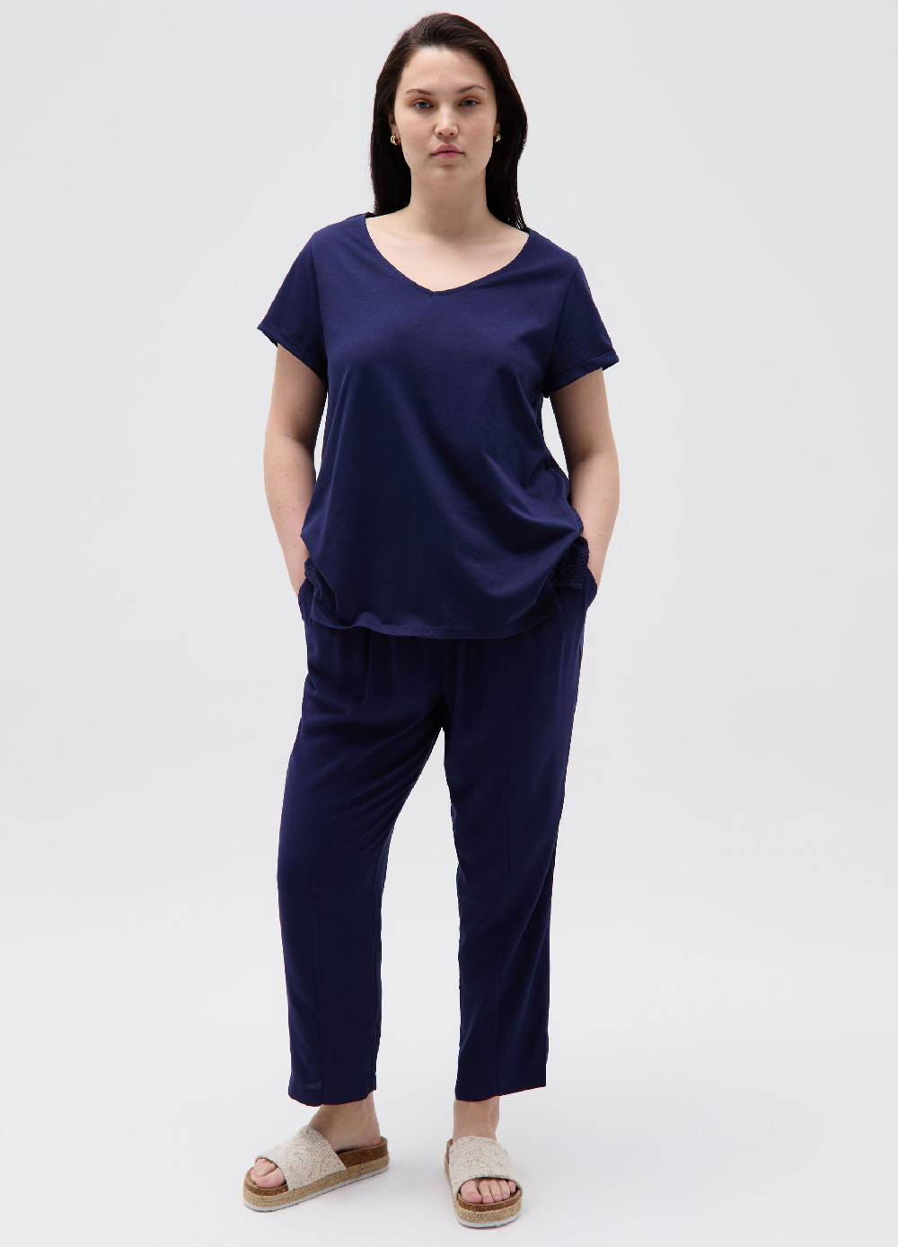 Ovs T-shirt con inserto traforato Curvy