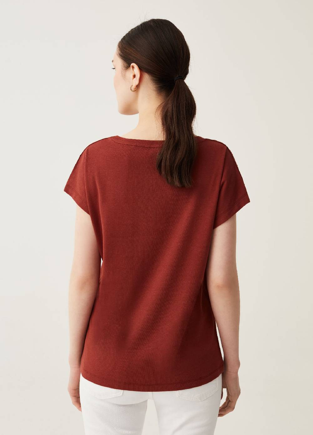 Ovs T-shirt Con Inserto Traforato