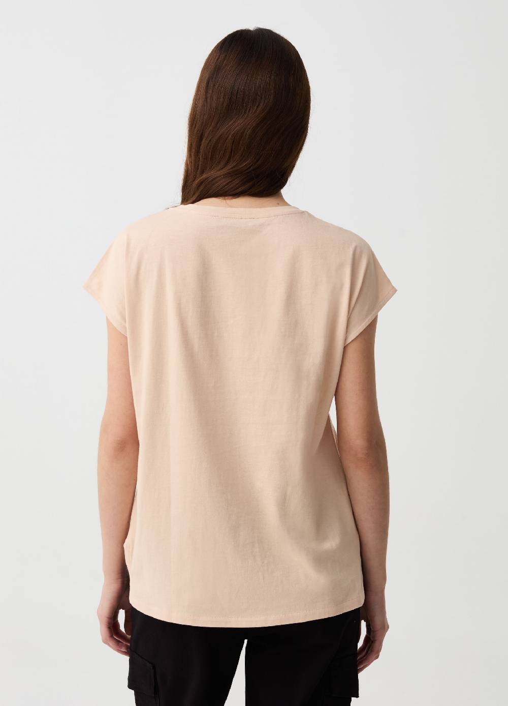 Ovs T-shirt Con Maniche A Kimono E Applicazioni