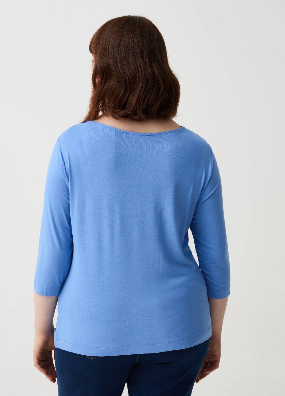 Ovs T-shirt Con Maniche A Tre Quarti Curvy