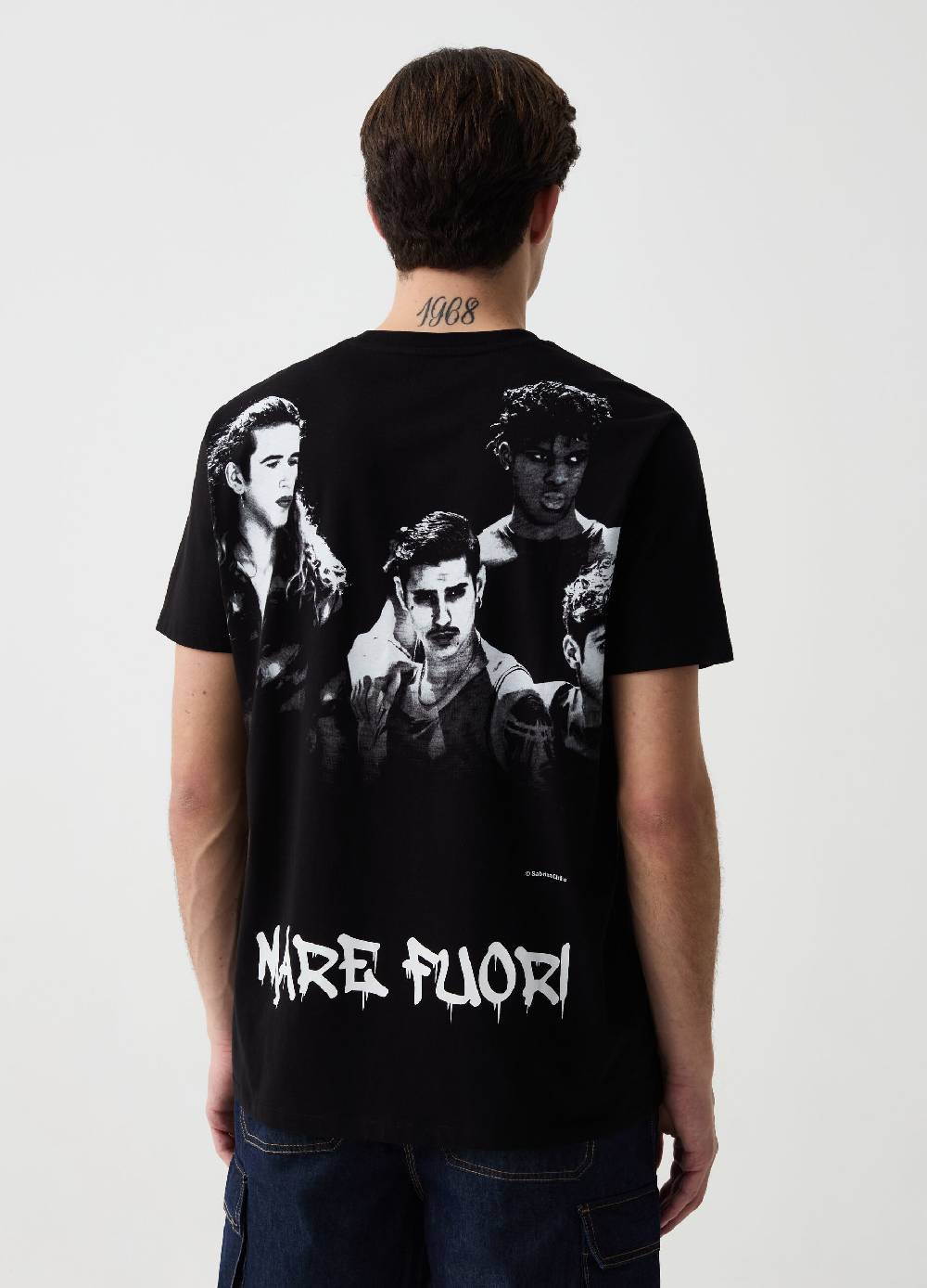 Ovs T-shirt Con Maxi Stampa MARE FUORI