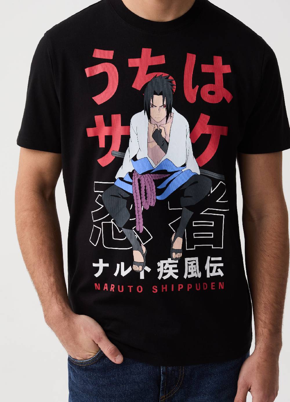 Ovs T-shirt Con Maxi Stampa Naruto Shippuden