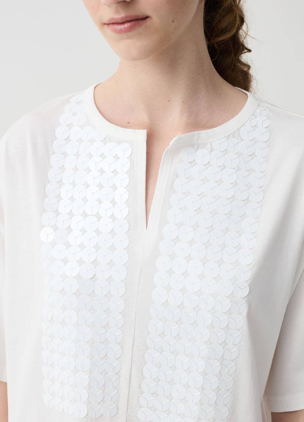 Ovs T-shirt Con Paillettes Maniche A Kimono