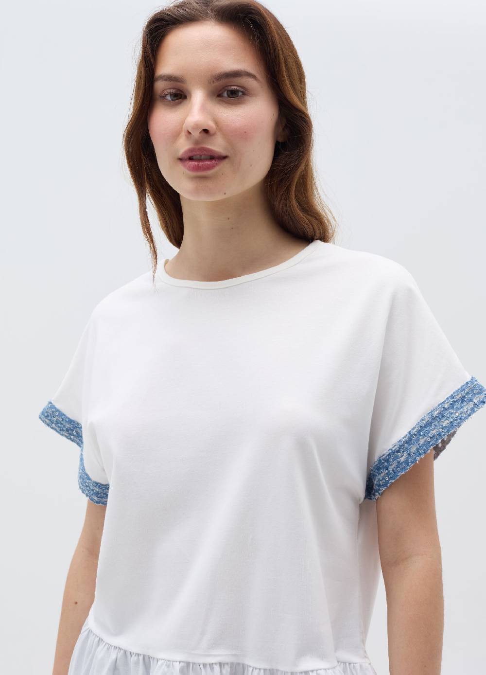 Ovs T-shirt Con Profili A Contrasto