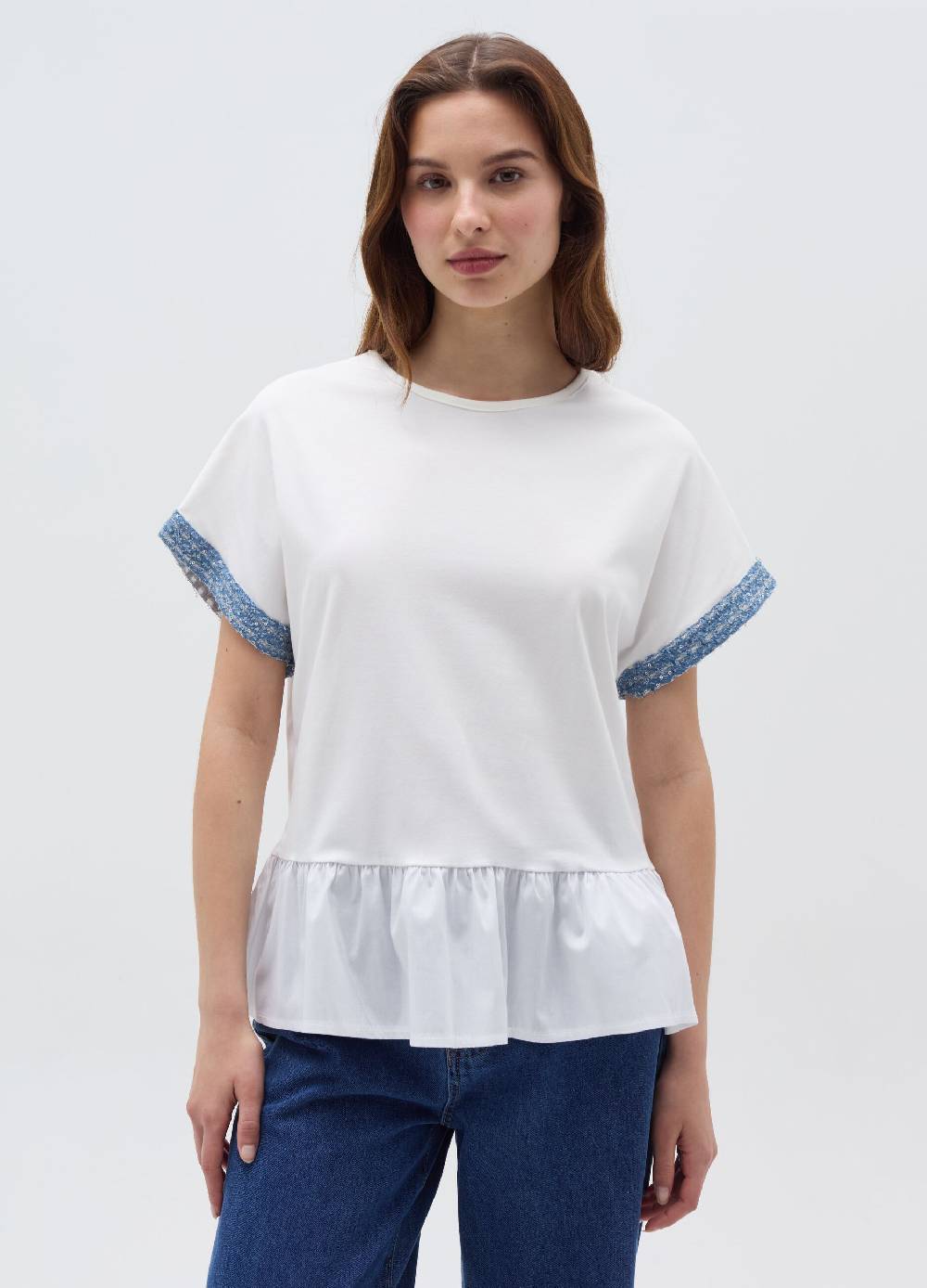 Ovs T-shirt con profili a contrasto