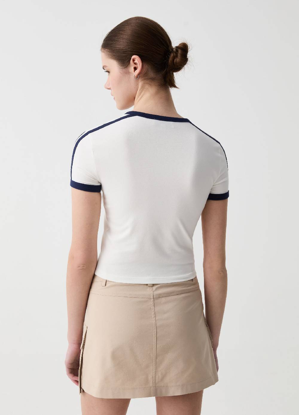 Ovs T-shirt Con Profili A Contrasto Football Club