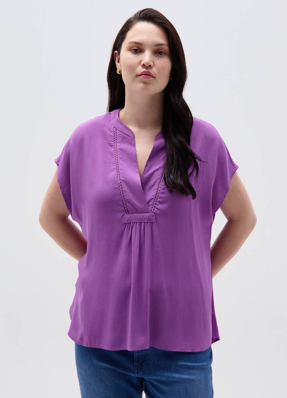 Ovs T-shirt Con Profilo Traforato Curvy