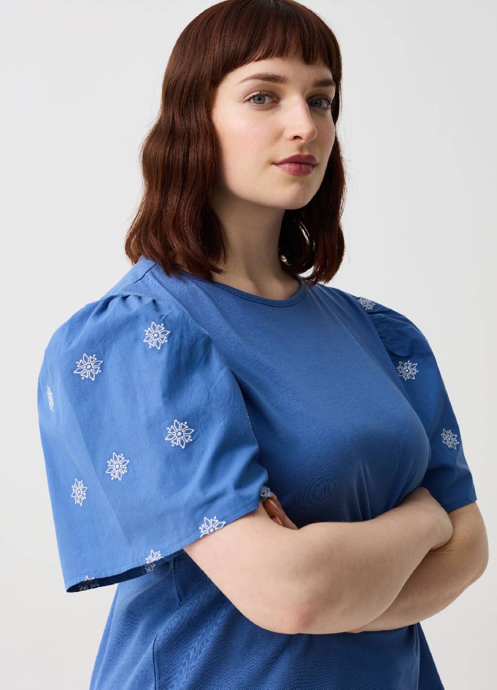 Ovs T-shirt Con Ricami Boho Curvy