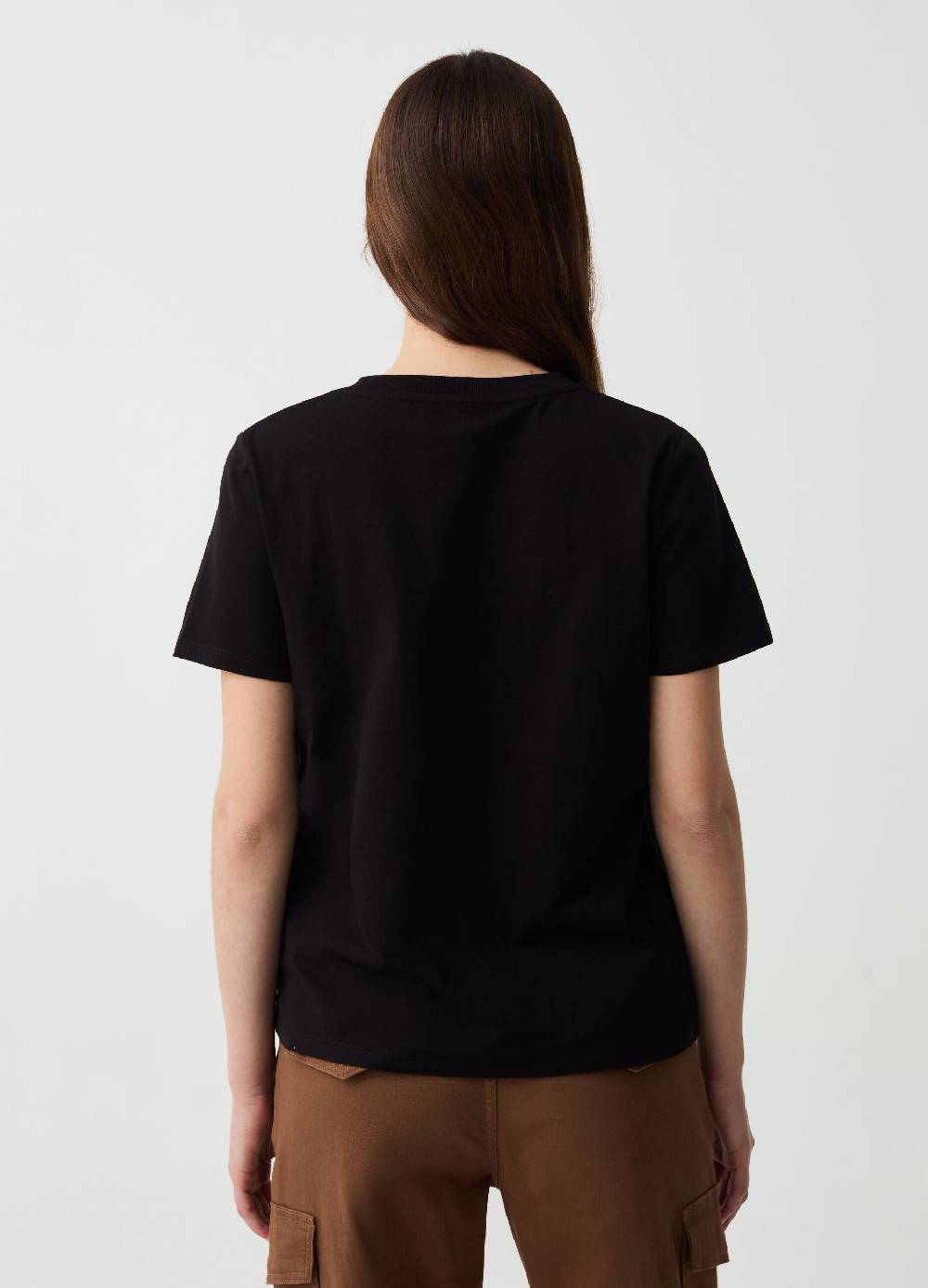 Ovs T-shirt Con Ricamo Coccinelle In Lurex