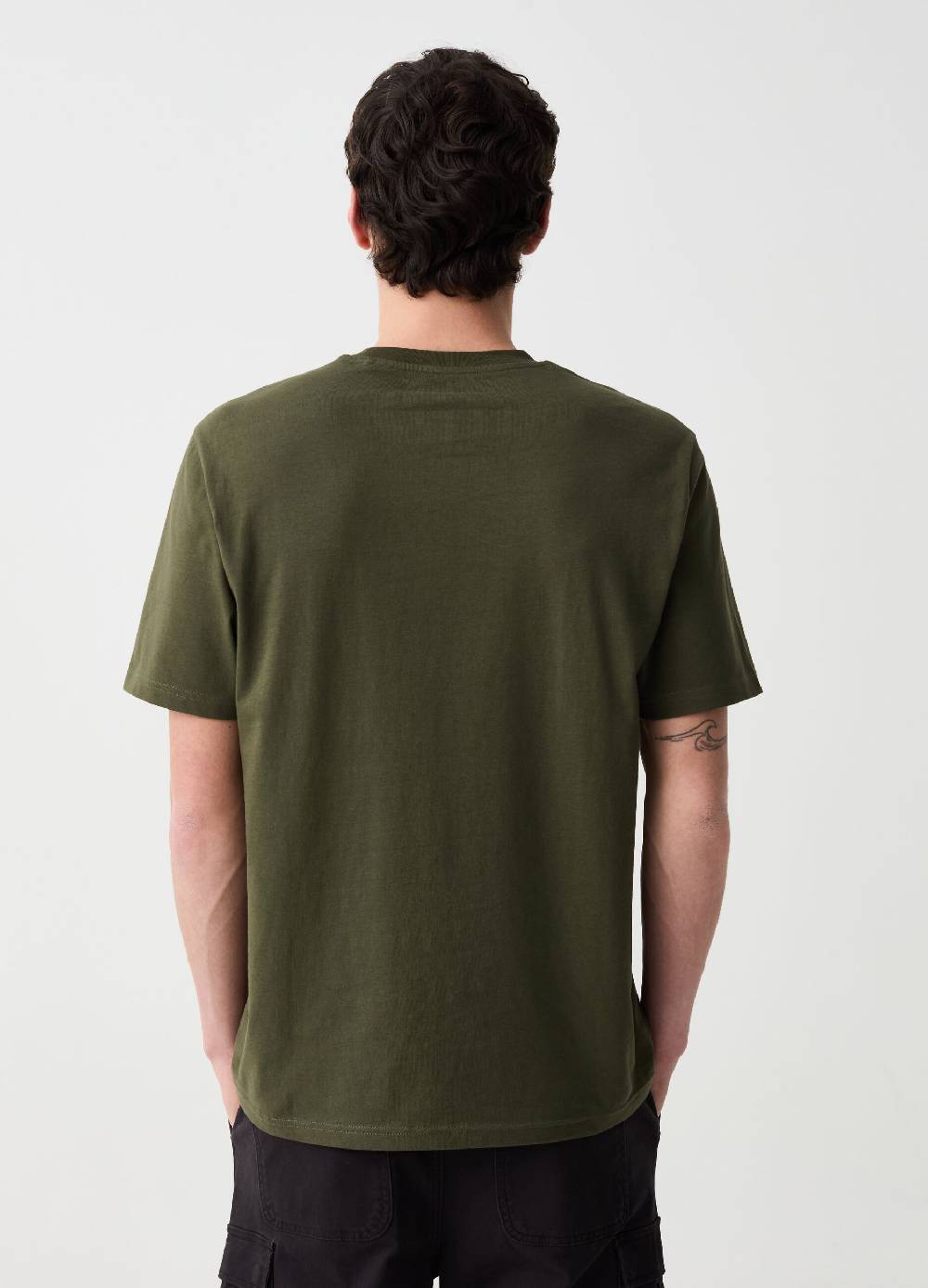 Ovs T-shirt Con Ricamo Logo E Palma