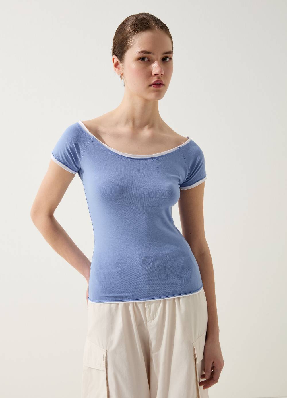 Ovs T-shirt Con Scollo A Barca