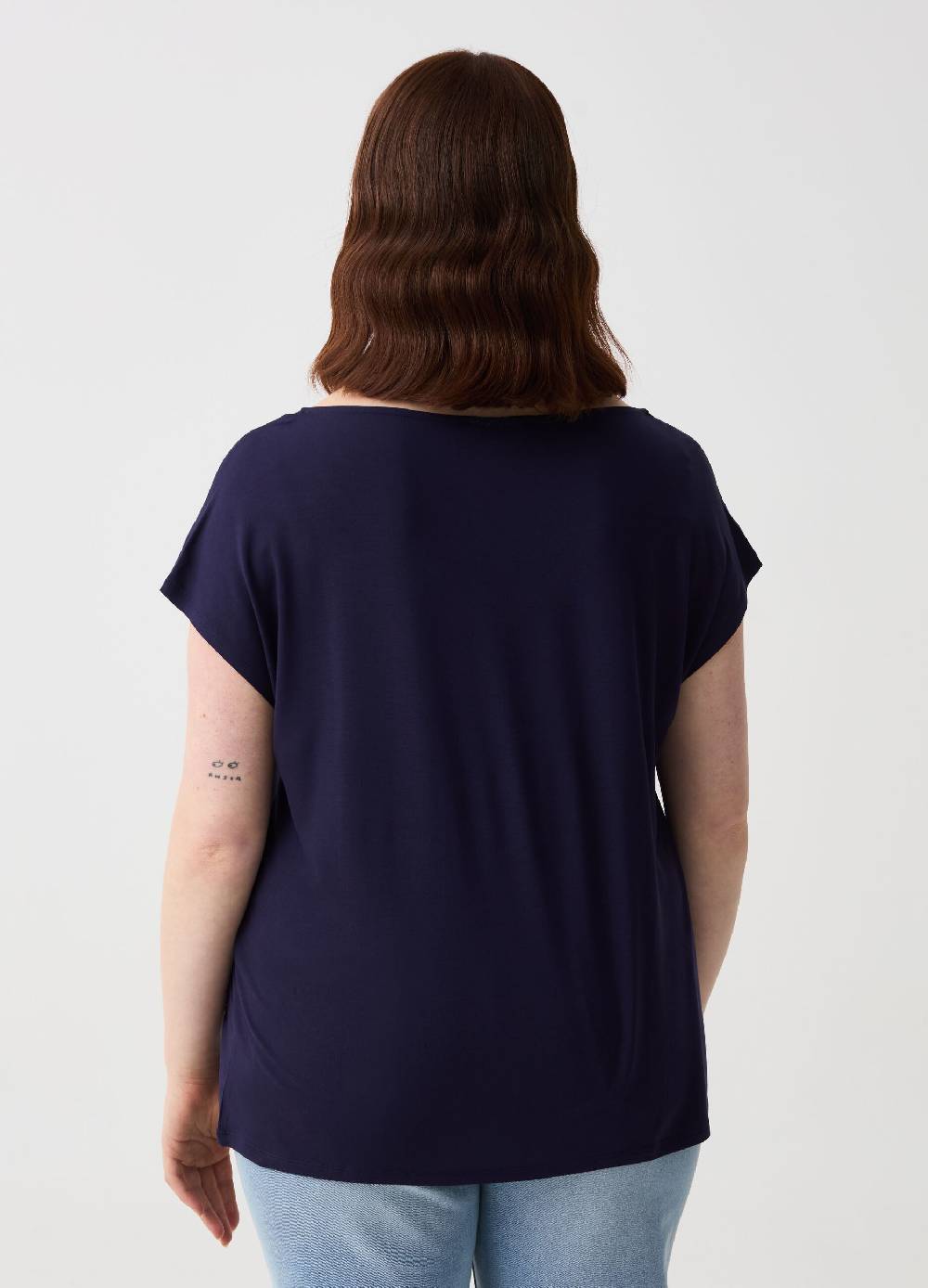 Ovs T-shirt Con Scollo A V Curvy