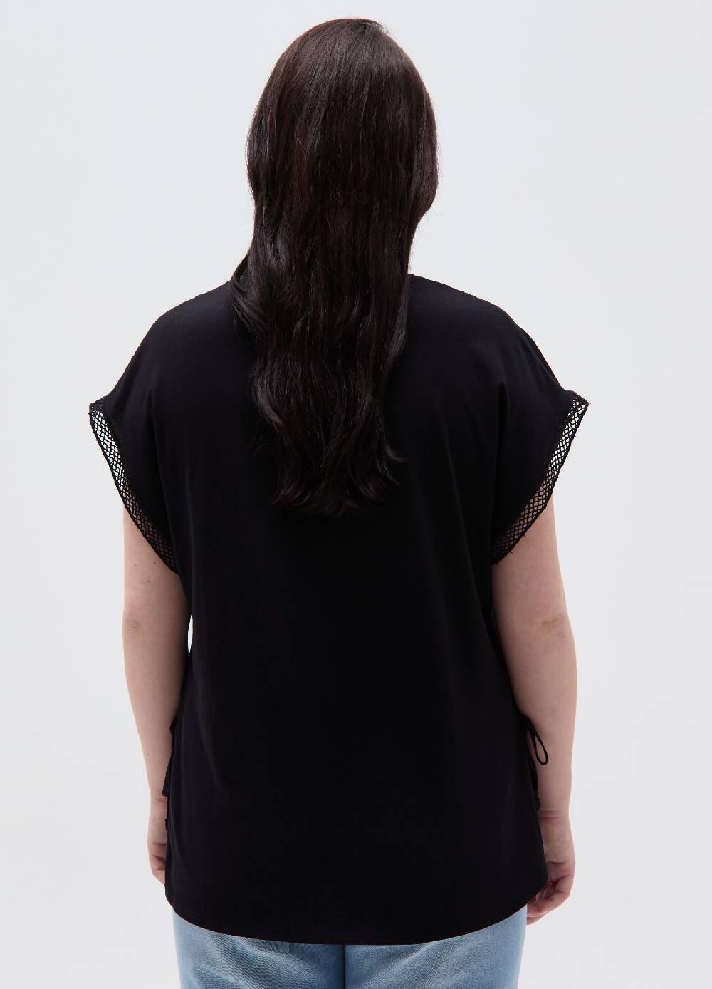 Ovs T-shirt Con Spacchi E Laccetti Curvy