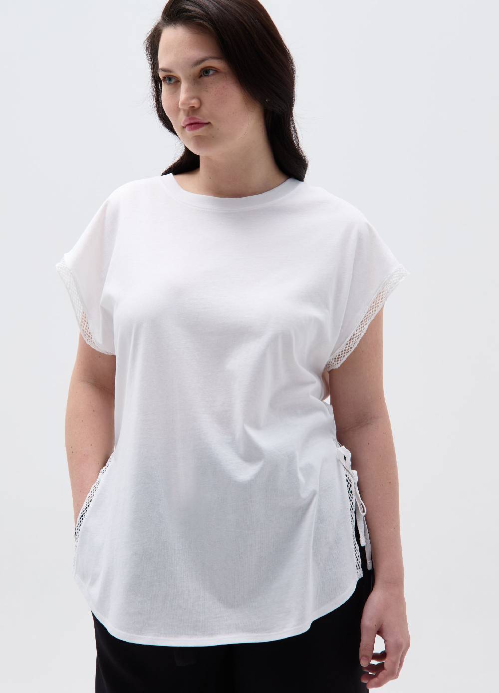 Ovs T-shirt con spacchi e laccetti Curvy