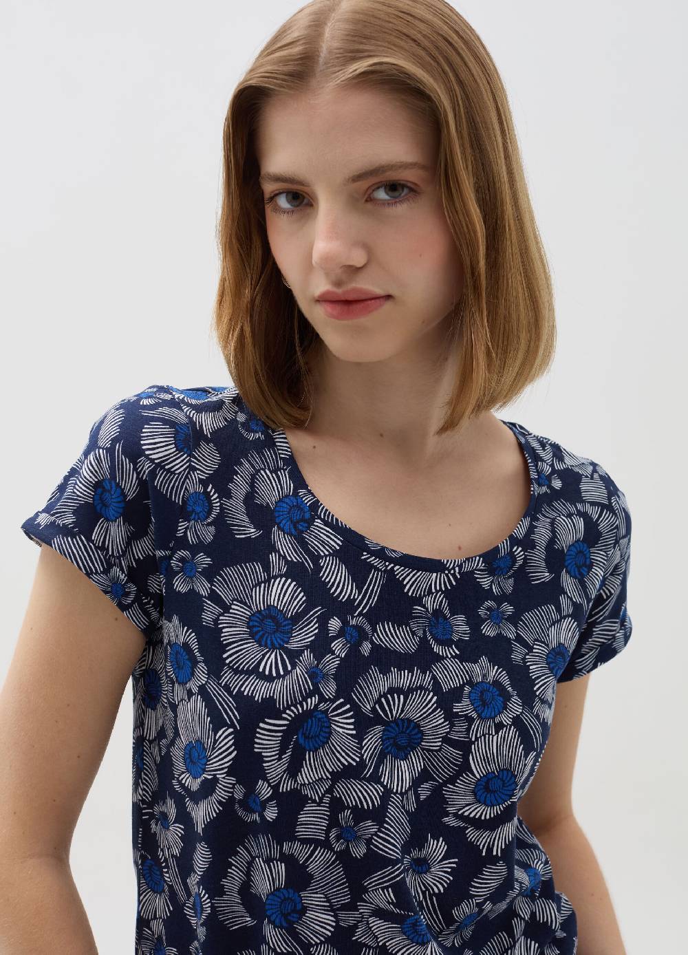 Ovs T-shirt con stampa a fiori all-over