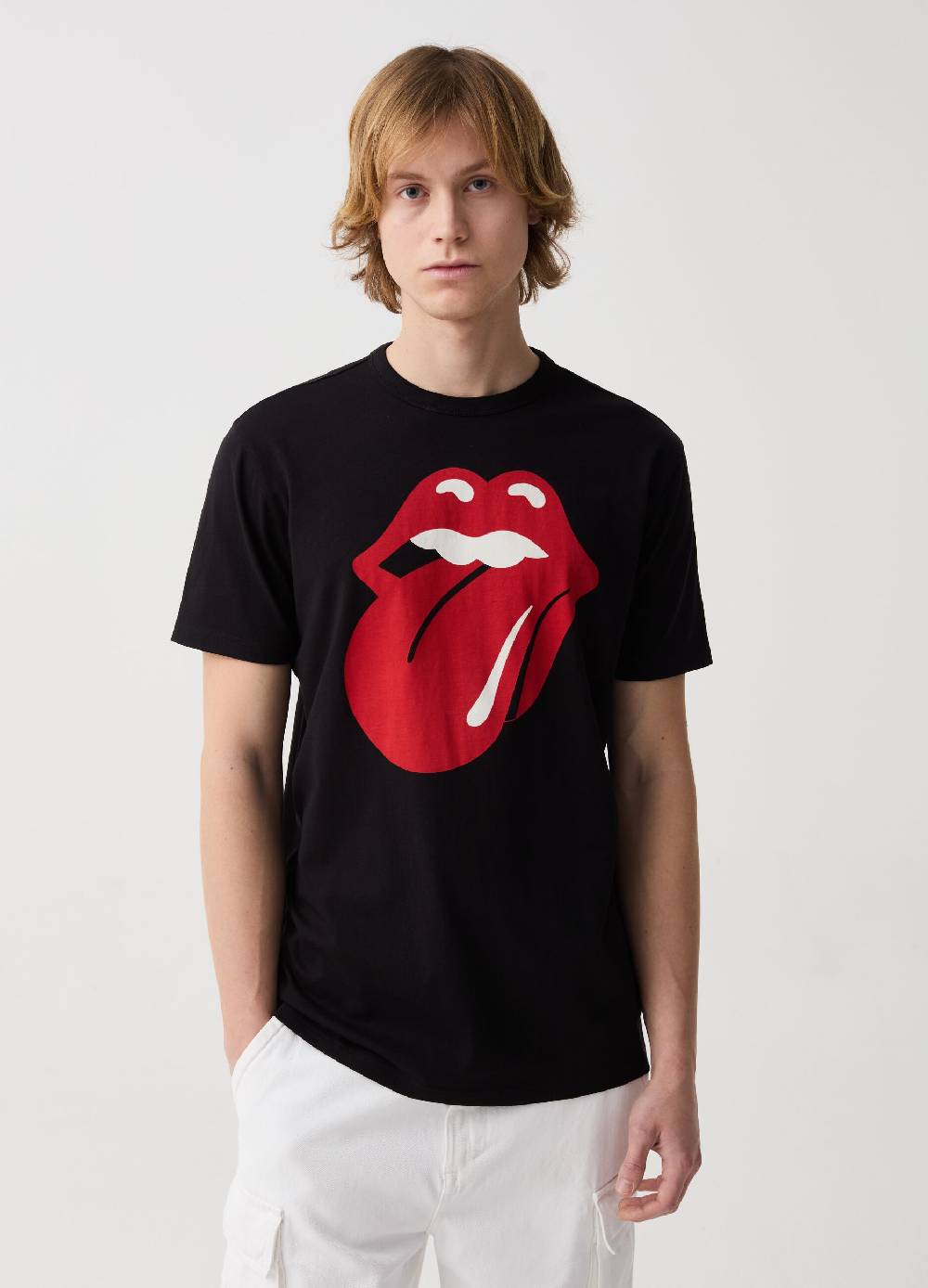 Ovs T-shirt con stampa album Rolling Stones